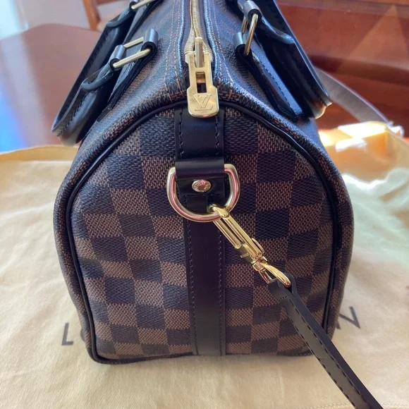 Louis Vuitton Damier Ebene Speedy Bandouliere 25 - Picture 3 of 15